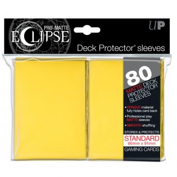 Ultra Pro: Pro-Matte Eclipse 80ct Yellow